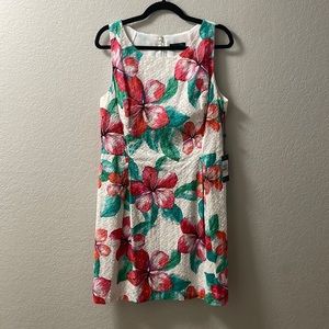 Tommy Hilfiger Hibiscus 🌺 Floral Print Dress